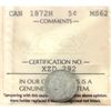 Image 1 : 5-cent 1872H ICCS MS62
