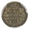 Image 2 : 5-cent 1875H Large Date PCGS F12