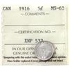 Image 1 : 5-cent 1916 ICCS MS63