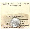 Image 1 : 10-cent 1937 ICCS MS65