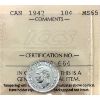 Image 1 : 10-cent 1947 ICCS MS65