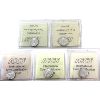 Image 2 : 10-cent 1962, 1963, 1964, 1965 Cameo, 1968 Silver ICCS MS66. 5pcs.