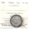 Image 1 : 25-cent 1882H ICCS VF30
