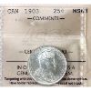 Image 1 : 25-cent 1903 ICCS MS63