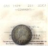 Image 1 : 25-cent 1929 ICCS MS63