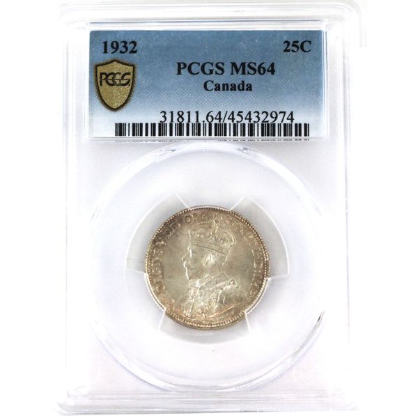 25-cent 1932 PCGS MS64