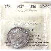 Image 1 : 25-cent 1937 ICCS MS65