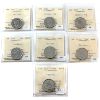 Image 1 : 25-cent 2017-2021 ICCS MS66. Some Commemorative. 7pcs.