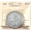 Image 1 : 50-cent 1871 ICCS EF40 (Scratch)