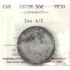 Image 1 : 50-cent 1872H Inv A/V ICCS VF30