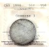 Image 1 : 50-cent 1888 Obverse 3 ICCS VG8