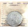 Image 1 : 50-cent 1898 ICCS EF40