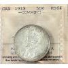 Image 1 : 50-cent 1918 ICCS MS64