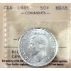 Image 1 : 50-cent 1945 ICCS MS65