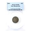 Image 1 : New Brunswick 10-cent 1864 PCGS XF45