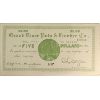 Image 3 : Grand River Pulp & Lumber Co. ND (c.1911) $5 Grand River NL Legacy CUNC 63 SN: 407