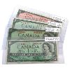 Image 1 : RADAR 4x 1954 $1 & $2 Notes w/ 2 Digit RADAR Circ. to VF. 4pcs