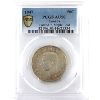 Image 1 : 50-cent 1947 Curved 7 Maple Leaf PCGS AU50 *Scarce Variety!*