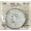 Image 1 : Silver $1 1948 ICCS EF40