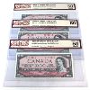 Image 1 : BC-44d 1954 $1000 Consecutive AU50 Original Changeover Lawson-Bouey Modified Potrait. 3pcs.