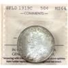 Image 1 : Newfoundland 50-cent 1919C ICCS MS64