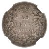 Image 2 : 25-cent 1880H Narrow 0 NGC VF30