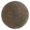 Image 1 : BR-880. CH-NS-8A1 1814 For the Convenience of Trade Half Penny  Copper Token VF-EF 