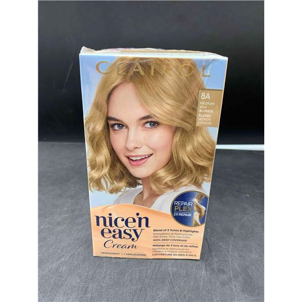 Clairol Nice n' Easy Cream (8A Medium Ash Blonde (3 applications)