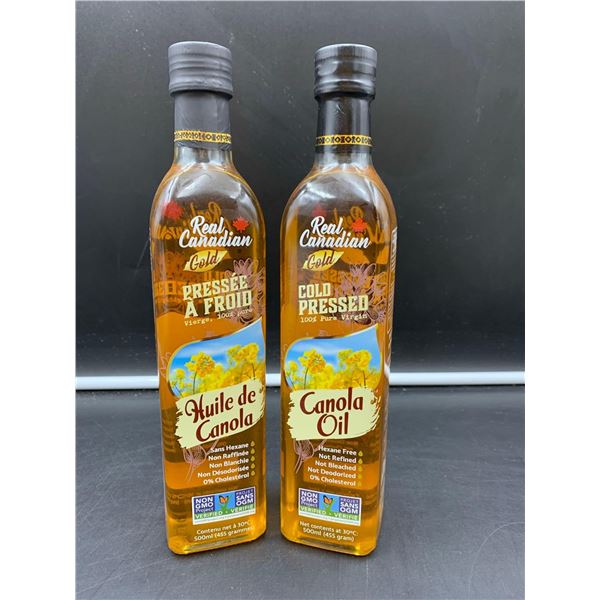 Real Canadian Cold Pressed Canola Oil (2 x 500ml)