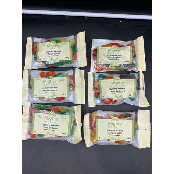 Gummy Worms Candy (6 x 180g)