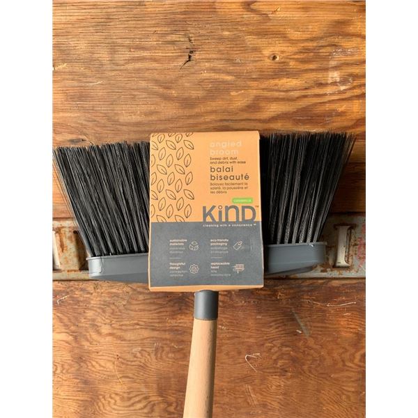 Lot of 2 Kind Angled Brooms