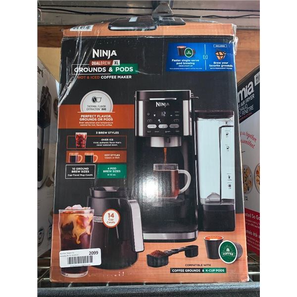 Ninja Dual Brew XL Grounds & Pods Coffee Maker