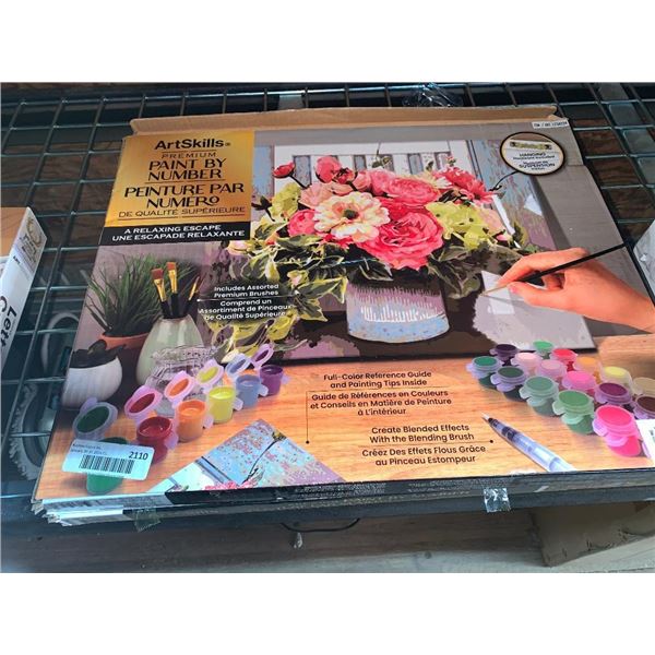 Art Skills Premium Paint By Number Lot of 2