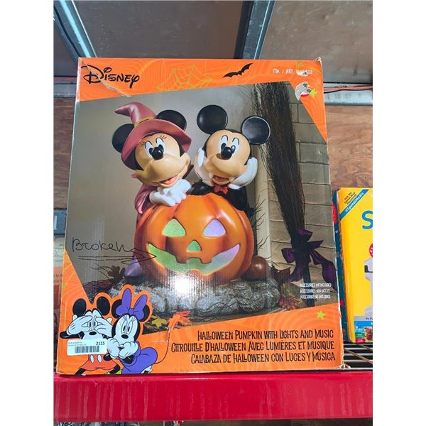 Disney Halloween Pumpkin With Lights and music