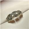 Image 3 : Silver Marcasite Ring (~Size 7.25)(Ring is resizable for $40), Suggested Retail Value $80