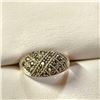 Image 1 : Silver Marcasite Ring (~Size 6)(Ring is resizable for $40), Suggested Retail Value $80