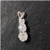 Image 2 : Silver Cubic Zirconia Pendant (~Size 0) (~length 0 inches), Suggested Retail Value $50