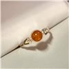 Image 2 : Silver Amber Ring (~Size 6)(Ring is resizable for $40) (~length 0 inches), Suggested Retail Value $5