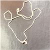Image 2 : Silver Cubic Zirconia Necklace (~Size 0) (~length 16 inches), Suggested Retail Value $70