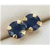 Image 2 : 10K Yellow Gold Sapphire(0.6ct) Earrings, Suggested Retail Value $240