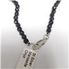 Image 2 : Silver Black Onyx 16" Necklace, Suggested Retail Value $240
