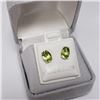 Image 2 : Silver Peridot(1.5ct) Earrings, Made in Canada, Suggested Retail Value $160