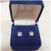 Image 4 : 14K Yellow Gold Cubic Zirconia Earrings (~Size 0) (~length 0 inches), Suggested Retail Value $200