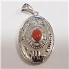 Image 1 : Silver Gemstone Pendant (~Size 0) (~length 0 inches) (~weight 5.52g), Suggested Retail Value $240