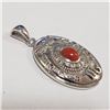 Image 2 : Silver Gemstone Pendant (~Size 0) (~length 0 inches) (~weight 5.52g), Suggested Retail Value $240