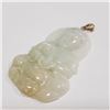 Image 3 : 14K Yellow Gold Jadeite Pendant (~Size 0) (~length 0 inches), Suggested Retail Value $400