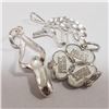 Image 1 : Silver Lot Of 3 Pendant (~Size 0) (~length 0 inches) (~weight 3.25g), Suggested Retail Value $140