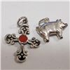 Image 2 : Silver Lot Of 2 Pendant (~Size 0) (~length 0 inches), Suggested Retail Value $100