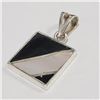 Image 3 : Silver Mother Of Pearl Pendant (~Size 0) (~length 0 inches) (~weight 4.03g), Suggested Retail Value 