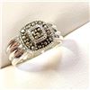 Image 3 : Silver Marcasite Ring (~Size 6.5)(Ring is resizable for $40) (~weight 5.1g), Suggested Retail Value 